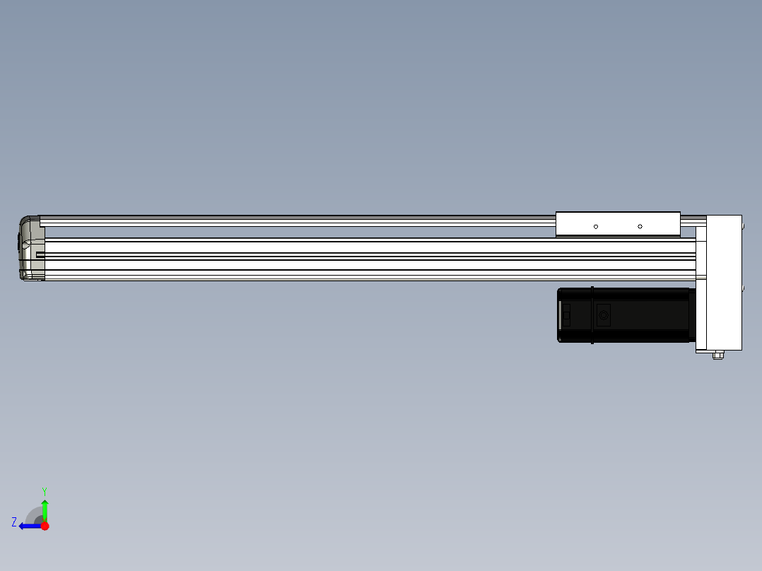 Toyo东佑达直线模组-ETH14-550-BM-400W+煞車右视图