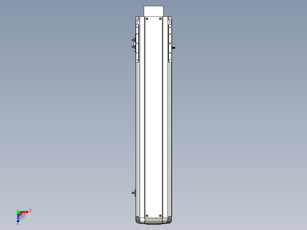Toyo东佑达直线模组-ETH14-550-BM-400W+煞車俯视图