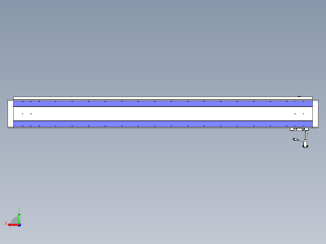 威洛博VL系列3d模型模组VL17E1Y-S1650后视图