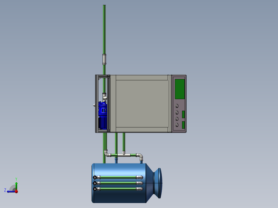 水肥一体机右视图