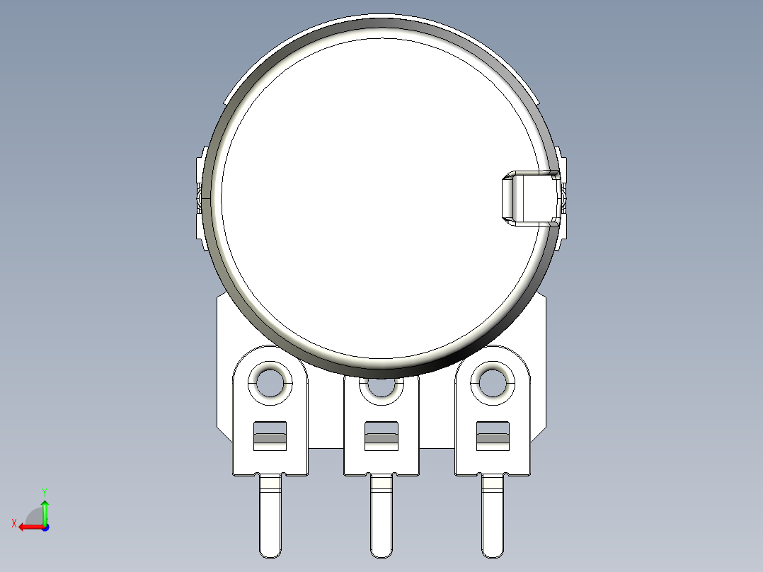WH148电位计1K后视图