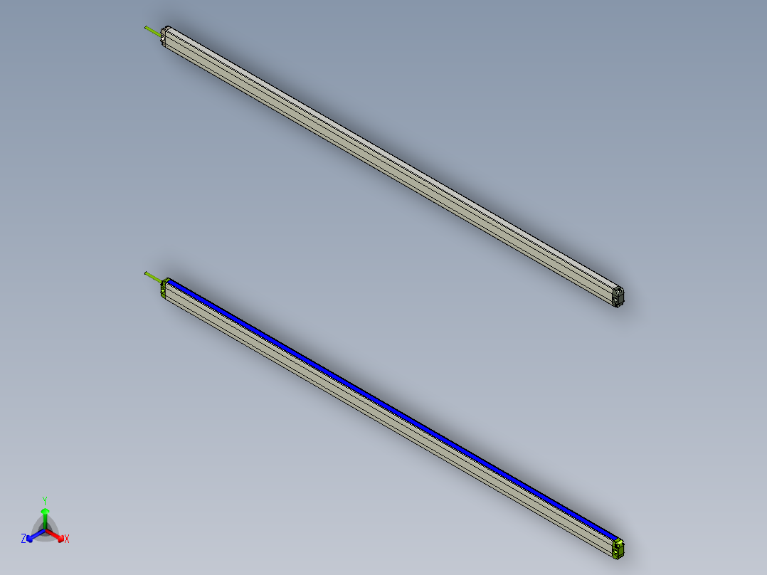 安全_区域传感器H2TLS2240_3D正等轴测图