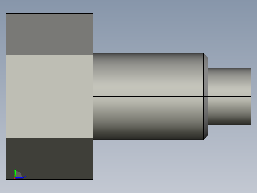 基恩士FU-67TG_kc图纸模型左视图