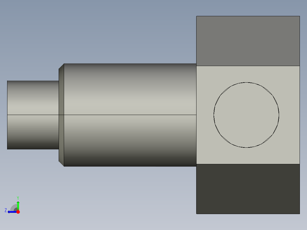 基恩士FU-67TG_kc图纸模型右视图