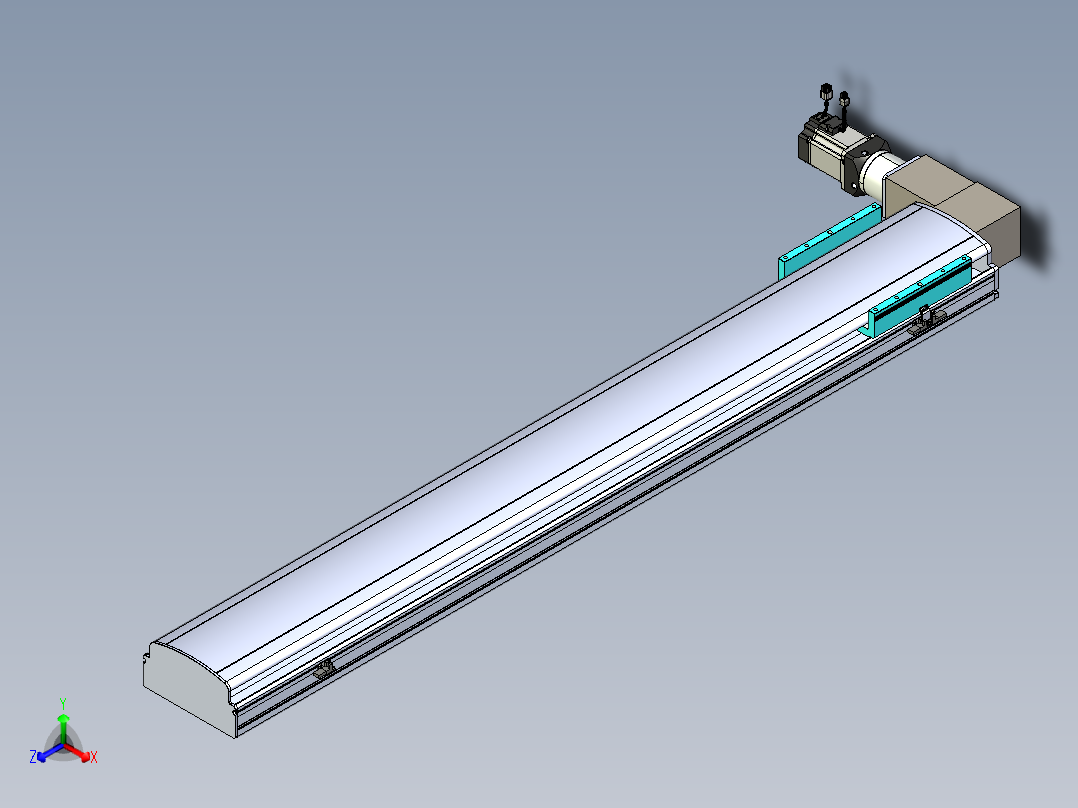 同步带滑台-半封闭B22-L100-C-S1400-L-P75-D3-N5