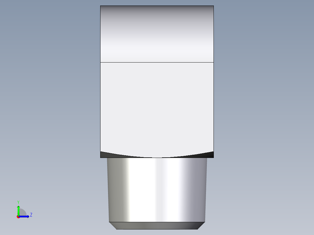 卡套式工业通用硬管接头EO_Male_stud_elbow_WE10SMCFX左视图