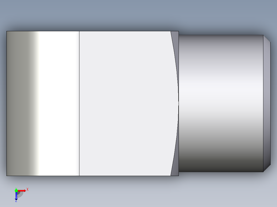 卡套式工业通用硬管接头EO_Male_stud_elbow_WE10SMCFX俯视图