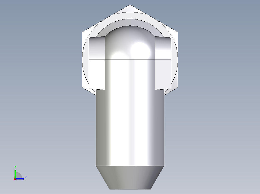 卡套式工业通用硬管接头EO_Weld_elbown_WAS06ZL左视图
