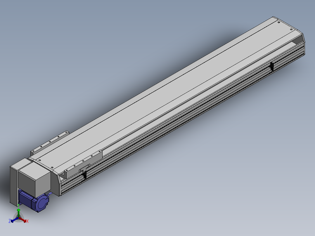 精密模组MT220-L150-1200-LD-M75-C4正等轴测图