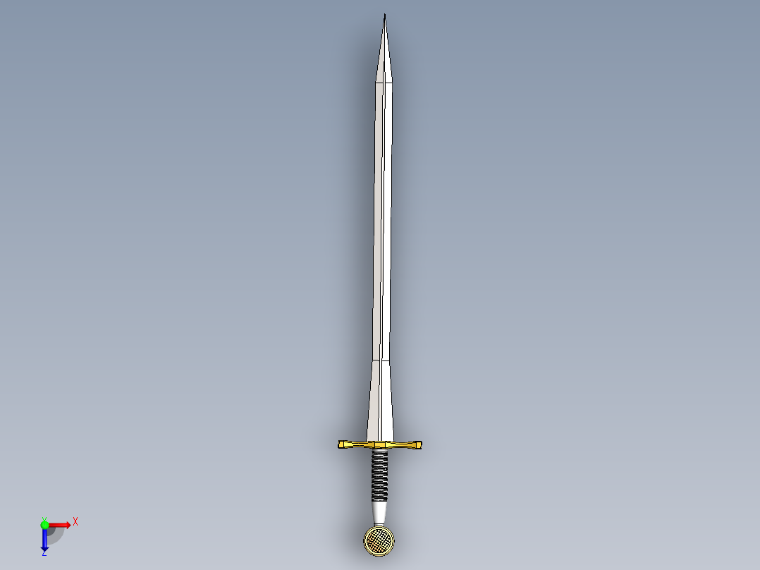 剑、宝剑(135)俯视图