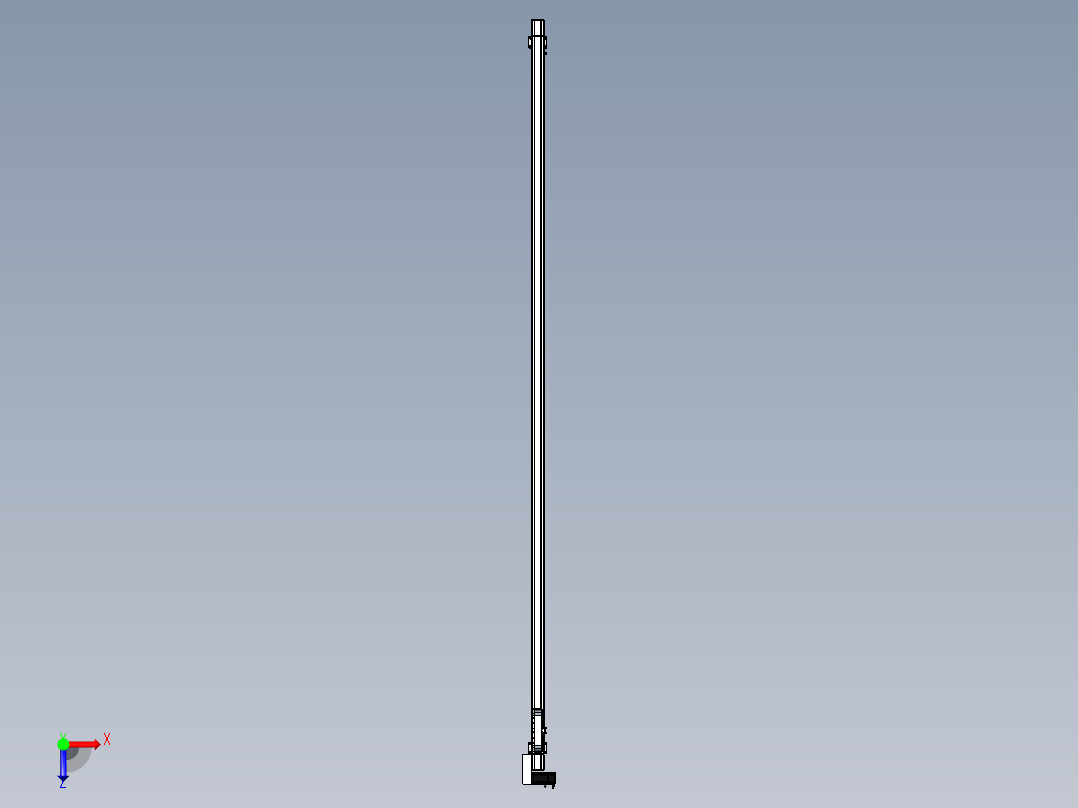 Toyo东佑达直线模组-M65-S-X52-3500-L-M40-C4俯视图