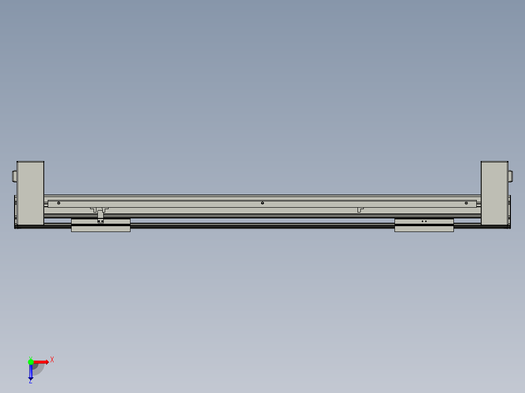 威洛博双电机滑台-VBF14S2-L50-S600-BD-P40-C6俯视图