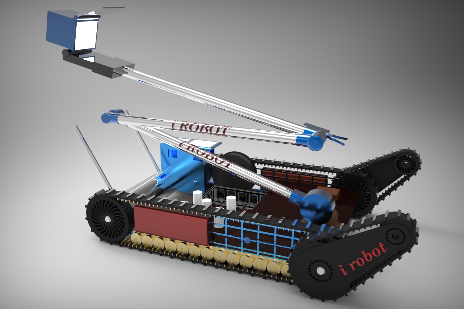 I Robot履带车机器人