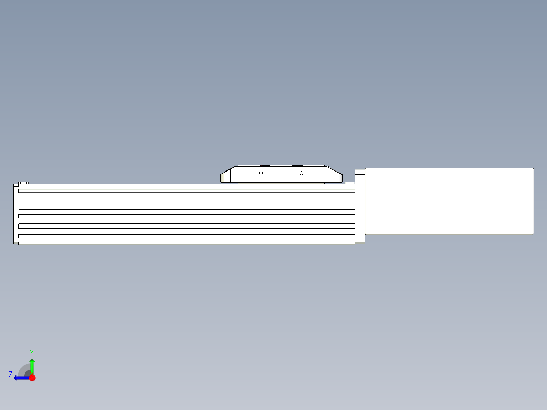 同步带全封闭直线模组TPA-HCB-85D-90-L150-ML-C-P20-N3右视图