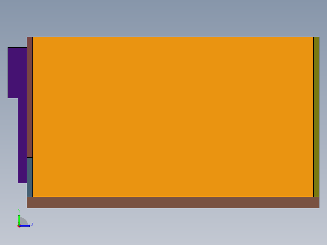 私人影院包厢设计左视图