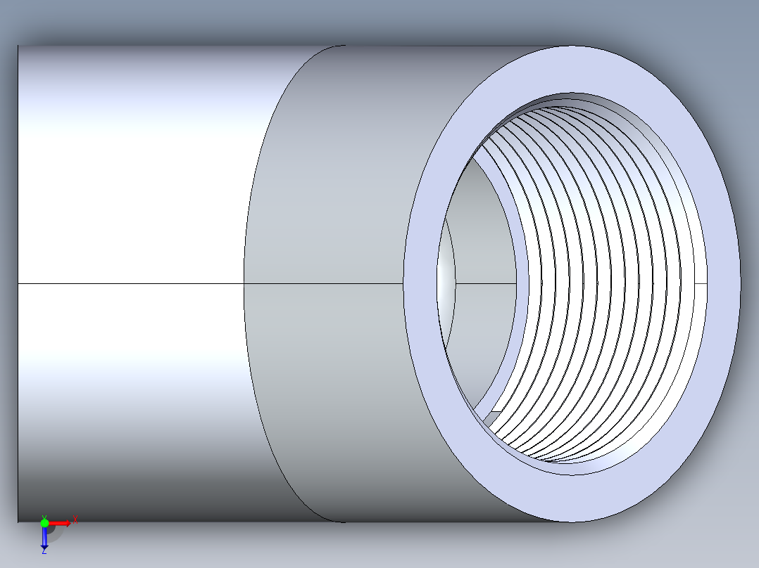 聚氯乙烯配件09-Sch80_45Elbow_FPTxFPT_819-012 _1.25in俯视图