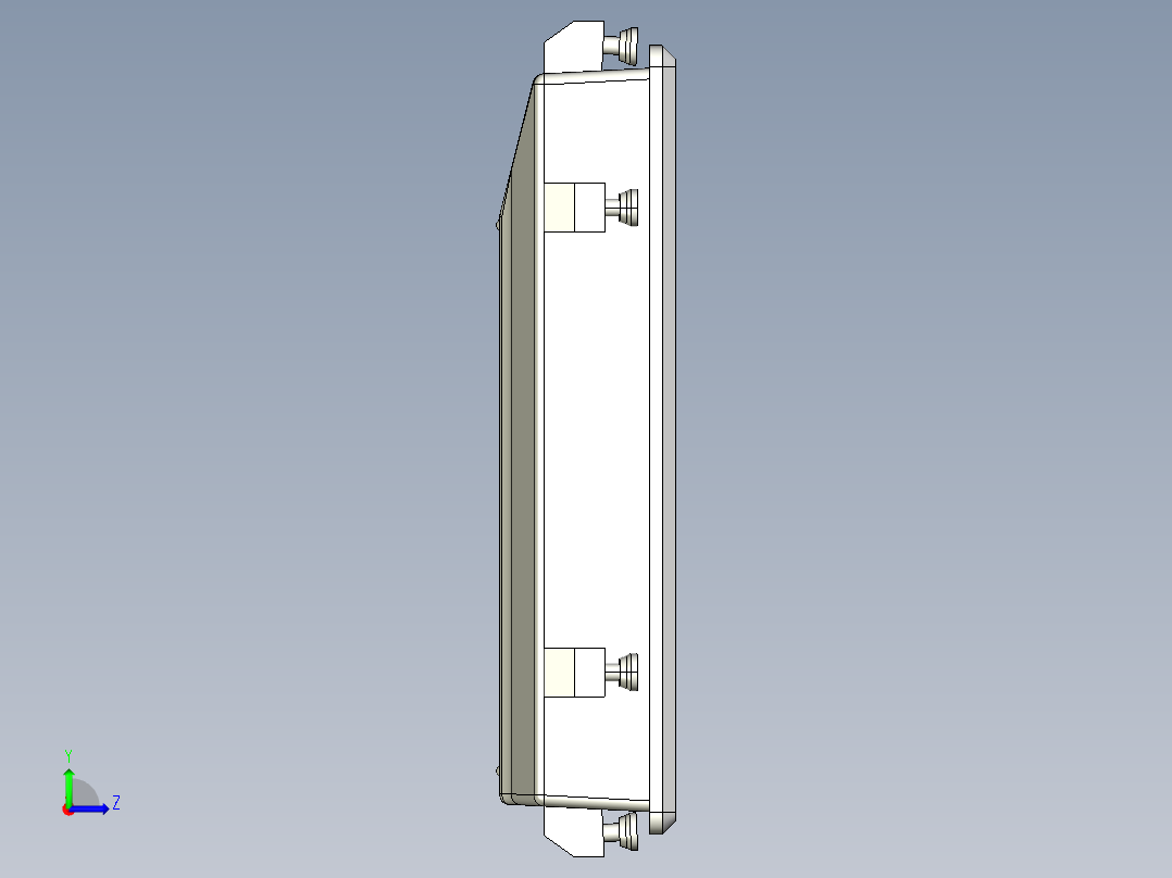 基恩士CA-MP80_81_kc图纸模型左视图