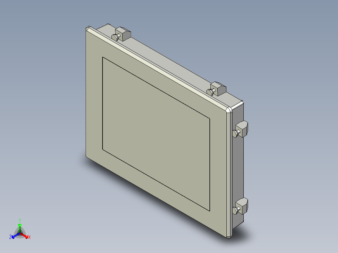 基恩士CA-MP80_81_kc图纸模型正等轴测图