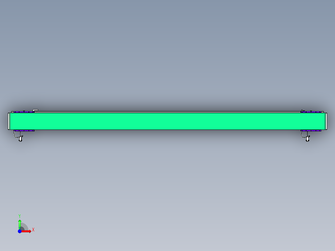 威洛博VL系列直线电机模组-2VL17E3-S2700前视图