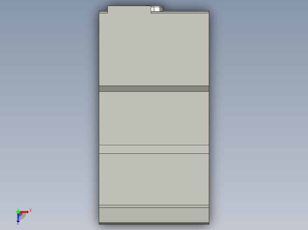 基恩士CA-U2_kc图纸模型俯视图