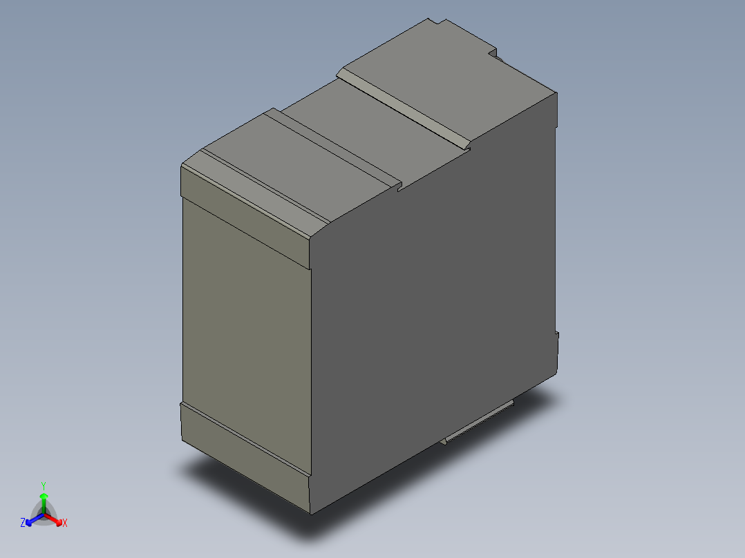 基恩士CA-U2_kc图纸模型正等轴测图
