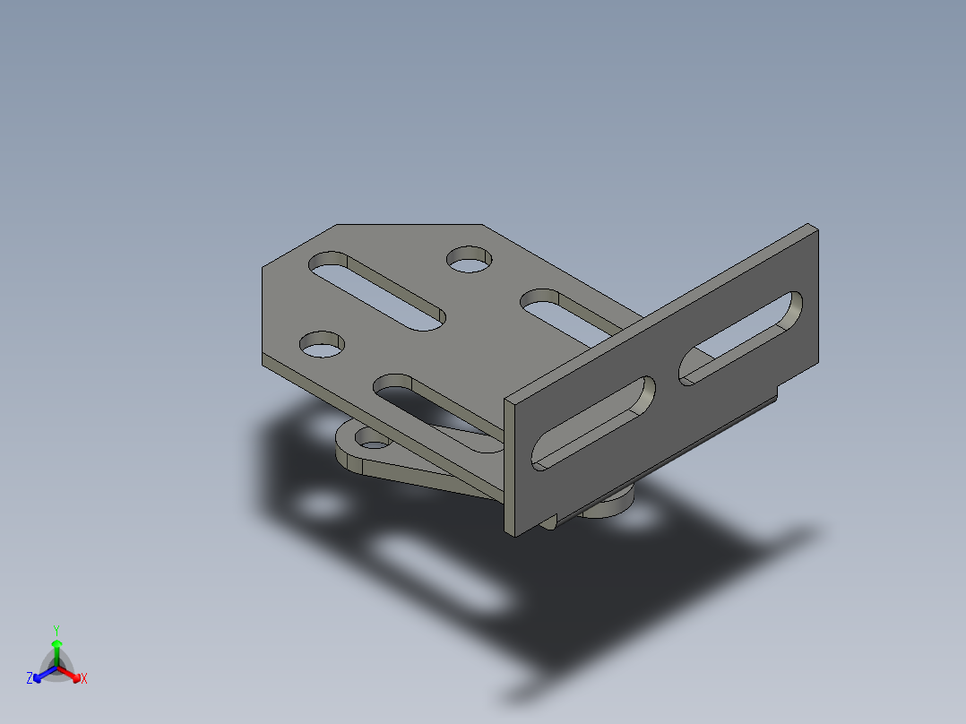 基恩士LV-H37bracket_kc图纸模型