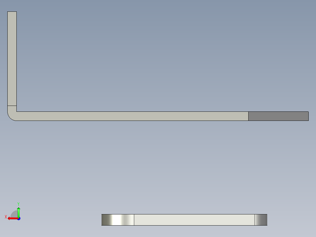 基恩士LV-H37bracket_kc图纸模型后视图