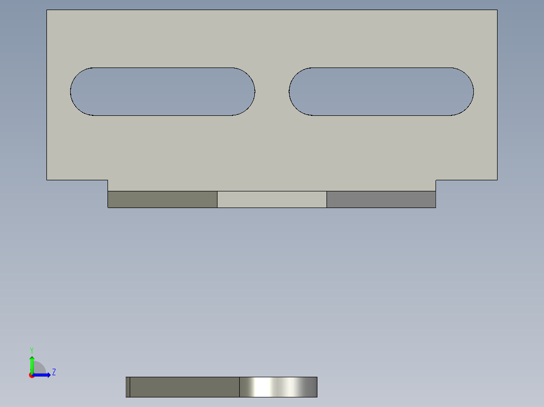 基恩士LV-H37bracket_kc图纸模型左视图