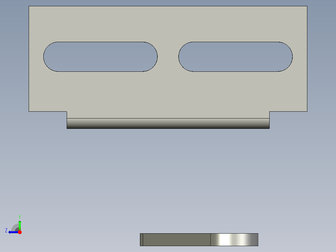 基恩士LV-H37bracket_kc图纸模型右视图