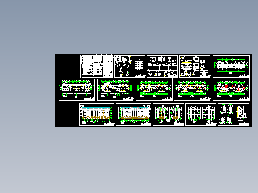 六层住宅楼全套建筑施工图
