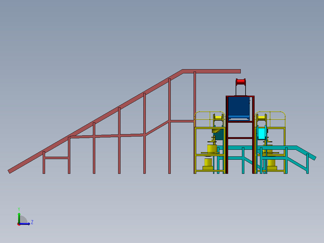 核桃自动筛皮生产线sw17左视图