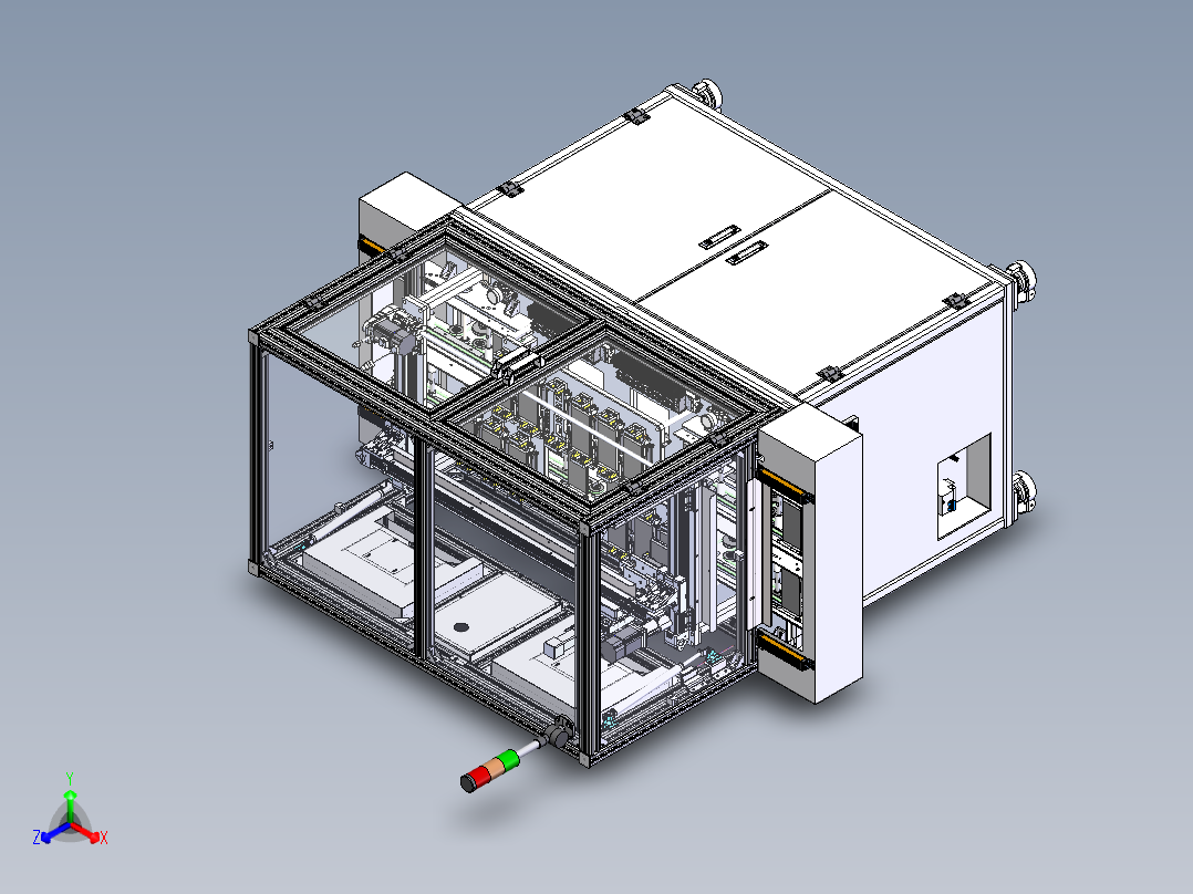 手机自动MC测试机sw21可编辑正等轴测图
