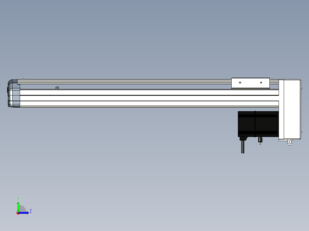 Toyo东佑达直线模组-ETH12-450-BM-200W左视图