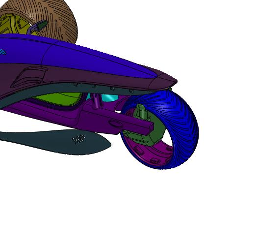 拉风的电动倒三轮