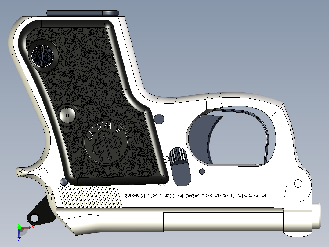 伯莱塔明克斯俯视图