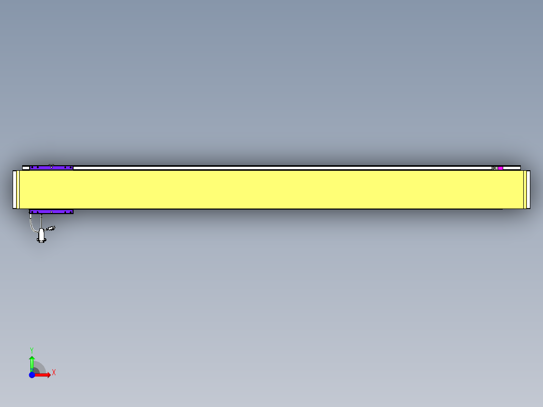 威洛博VL系列直线电机模组-VL14S2-S1600前视图