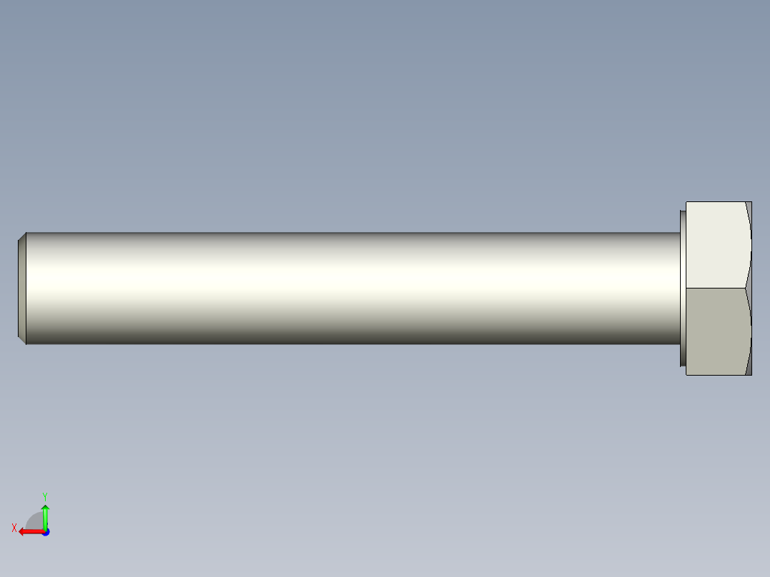 螺钉-DIN_931-M22x2.5x130_34.stp后视图