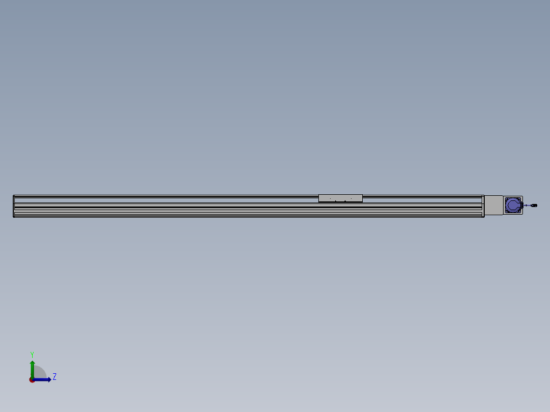 精密模组MT220-L150-2100-R-M75-C4左视图