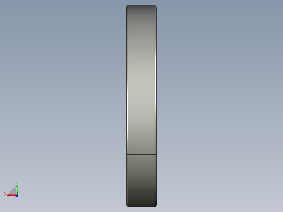 深沟球轴承61917后视图