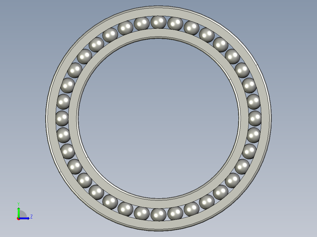 深沟球轴承61917左视图