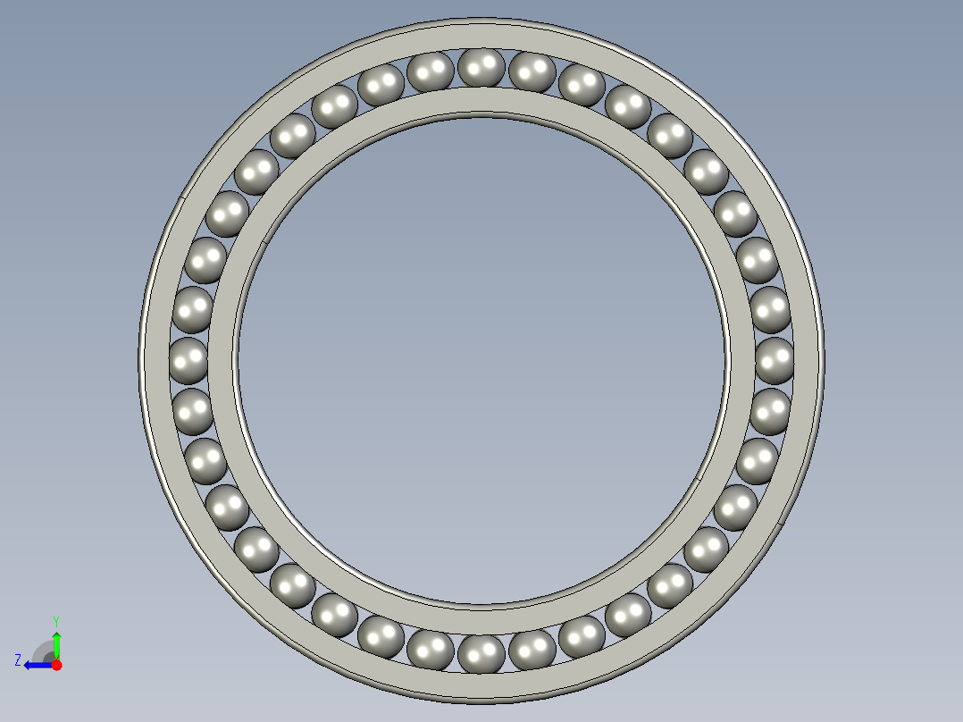 深沟球轴承61917右视图