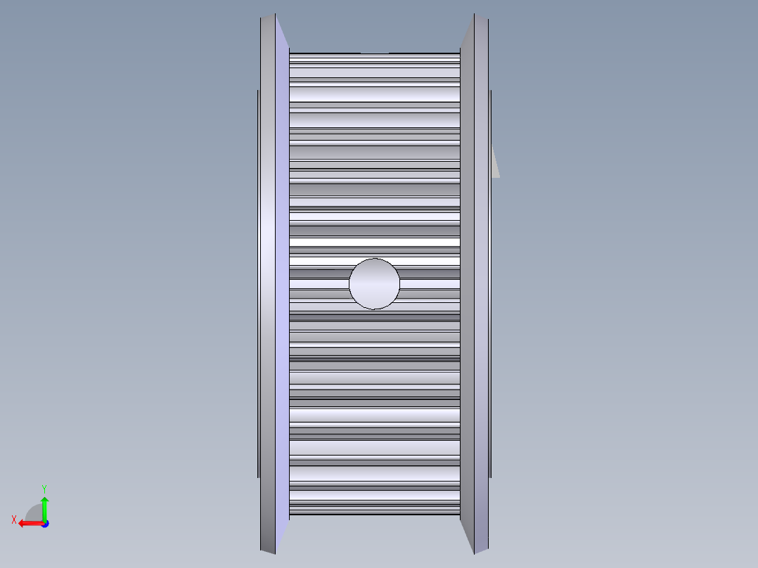 S43 同步带轮后视图