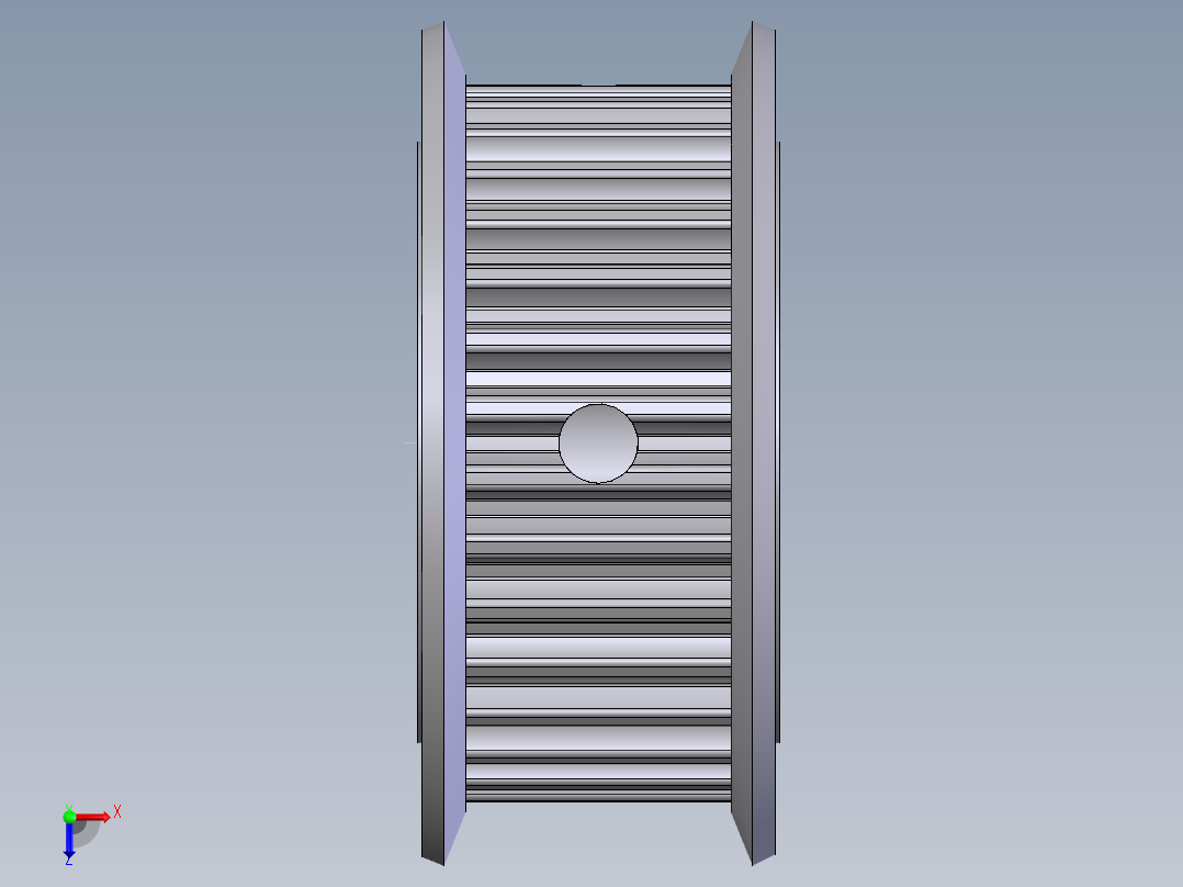 S43 同步带轮俯视图