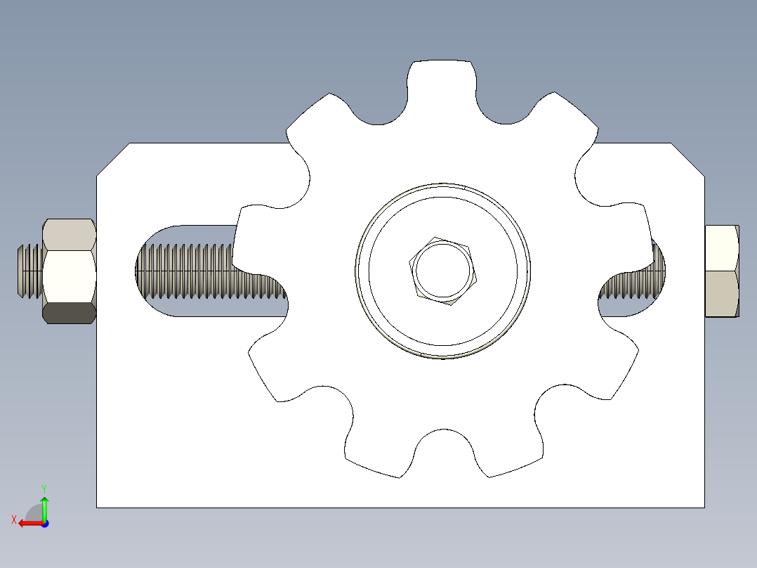 自动装配机装配线后视图
