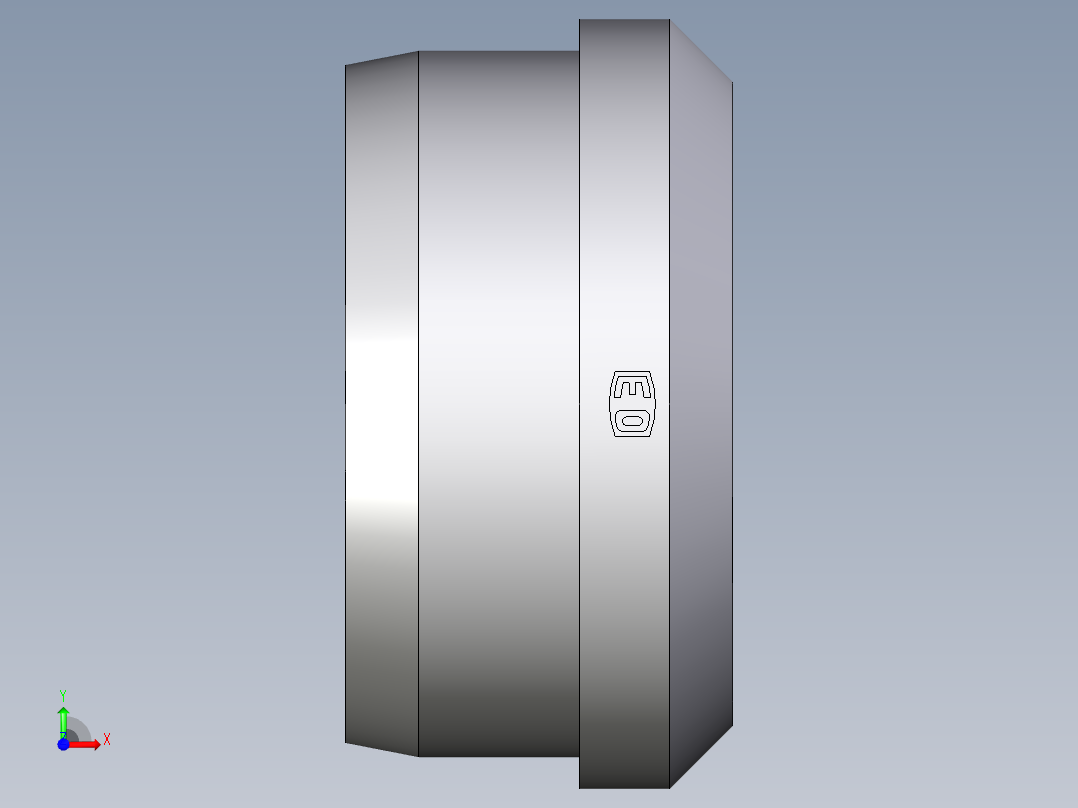 卡套式工业通用硬管接头EO_Progressive_ring_DPR20S71X前视图