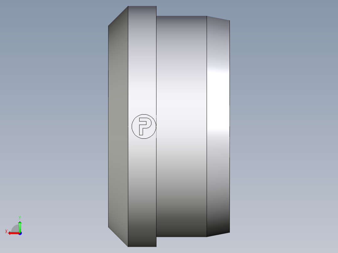 卡套式工业通用硬管接头EO_Progressive_ring_DPR20S71X后视图