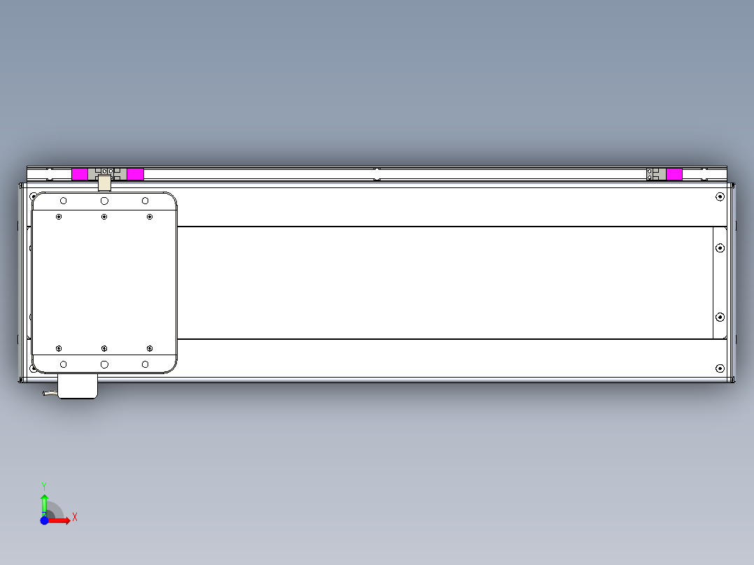 威洛博LC系列3d模型模组LC22H1Y-S600前视图