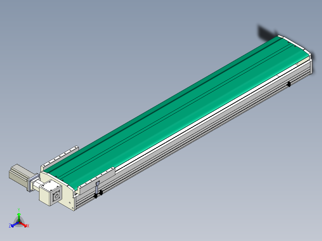 东锦同步带传动-直线滑台模组DH270B-C-L150-S1400-BL-P750W-C3