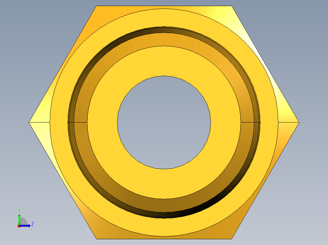 扩口式工业通用硬管接头Female Flare to Male Pipe Thread664FHD-4-4左视图