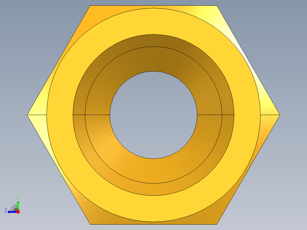 扩口式工业通用硬管接头Female Flare to Male Pipe Thread664FHD-4-4右视图